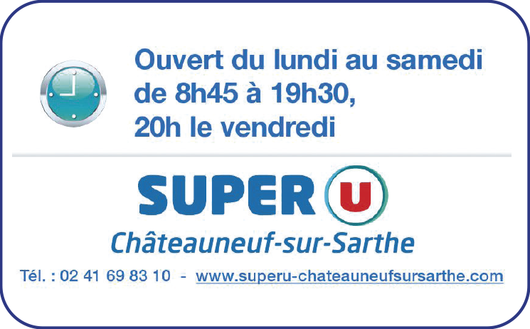 Logo super u chateauneuf